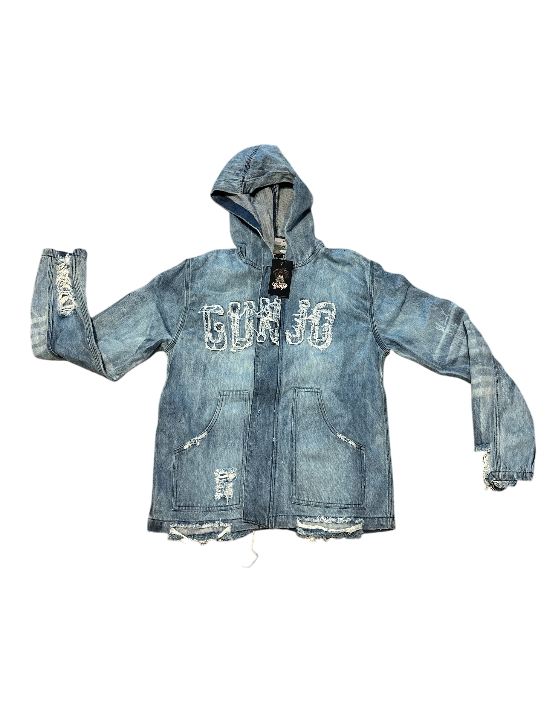 ＜H＞DISTRESSED DENIM JACKET/ジャケット GHT DISTRESSED JEAN JACKET – Gunjos