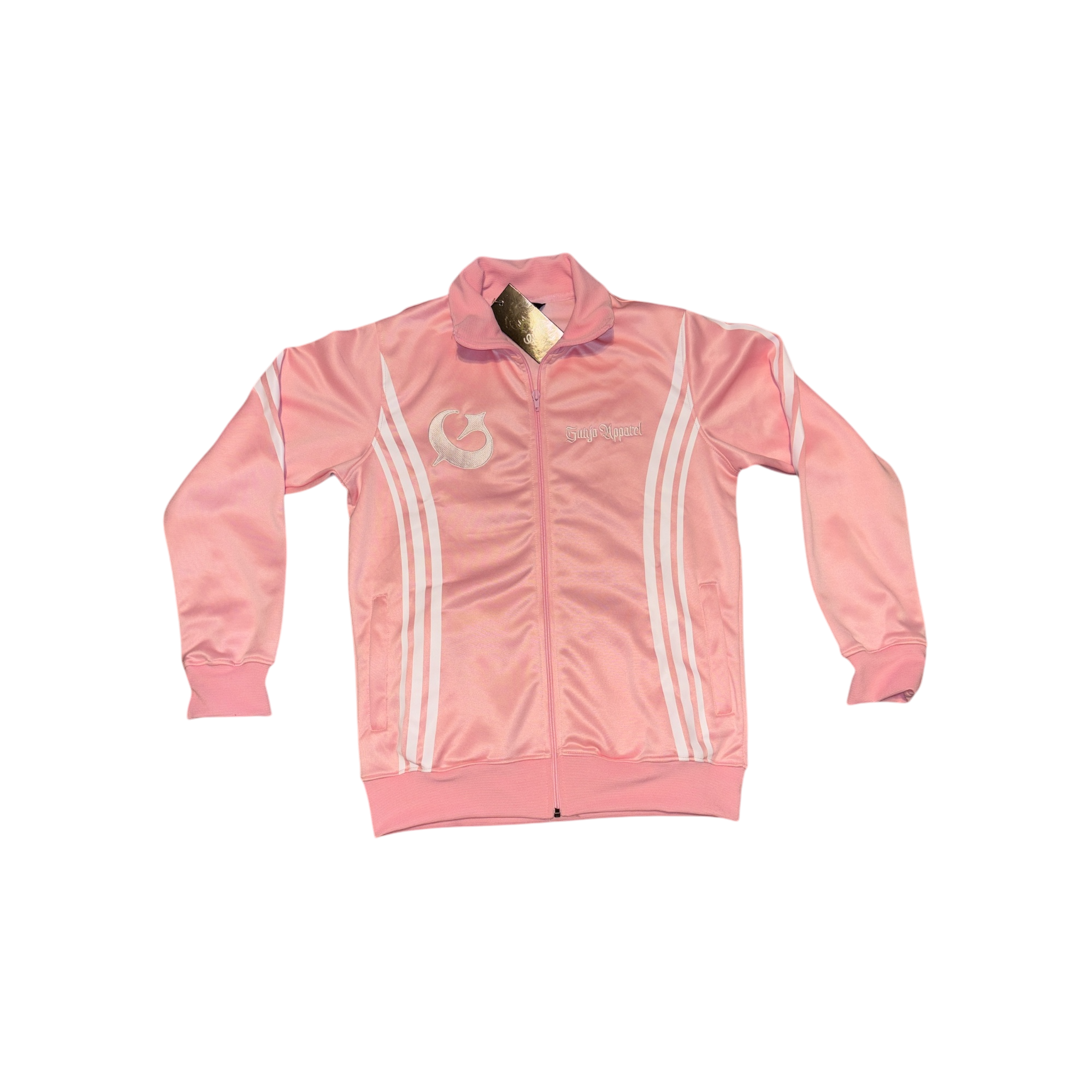 SCOLIOSIS” Tracksuit JACKET (PINK) – Gunjos
