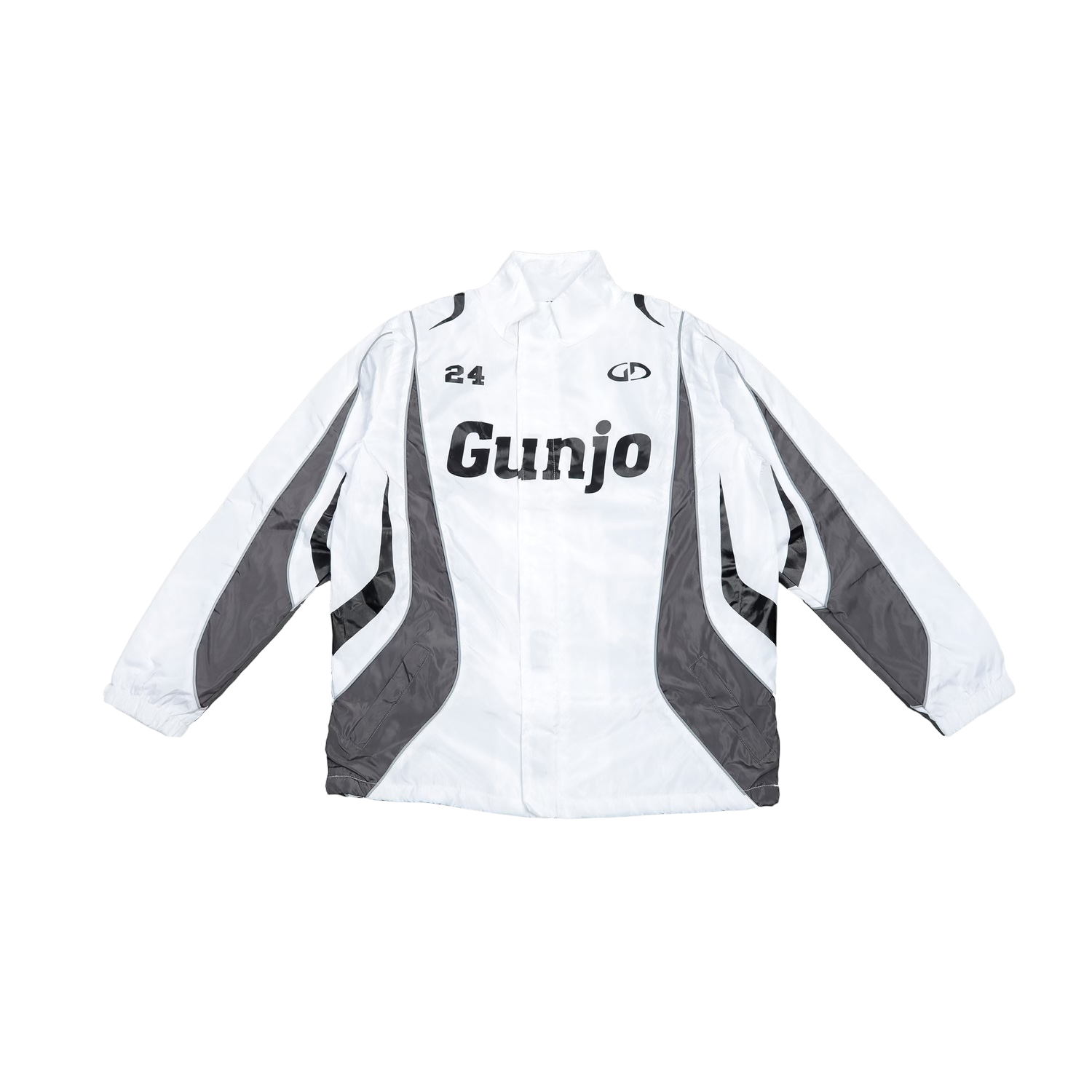 Gunjo Motorsport Nylon Track Jacket (White) – Gunjos