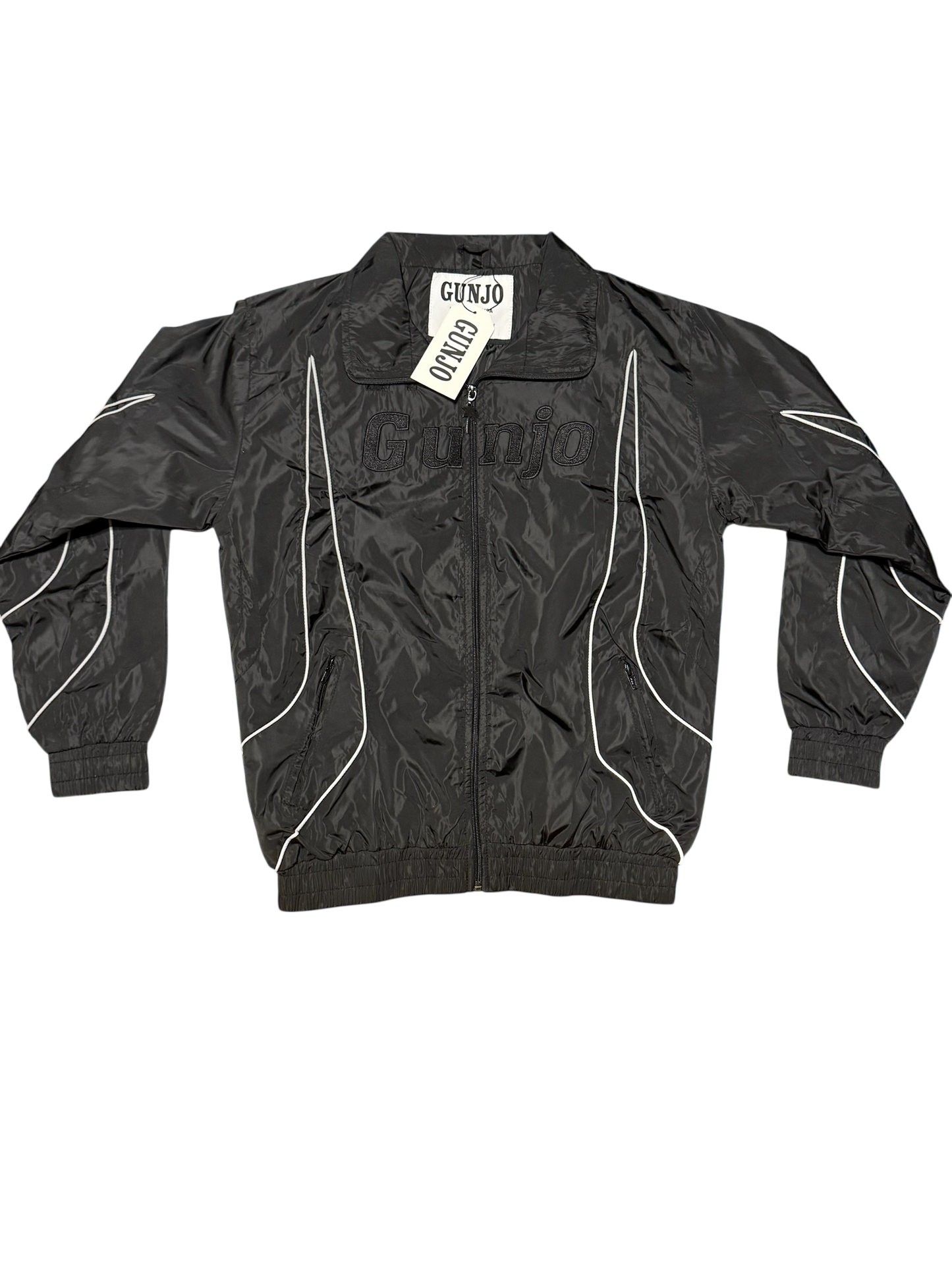 Motorsport Nylon Track Jacket (Black Out)