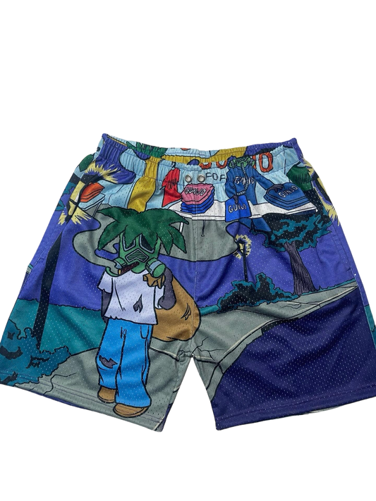 Gunjo Manifestation Graphic Shorts