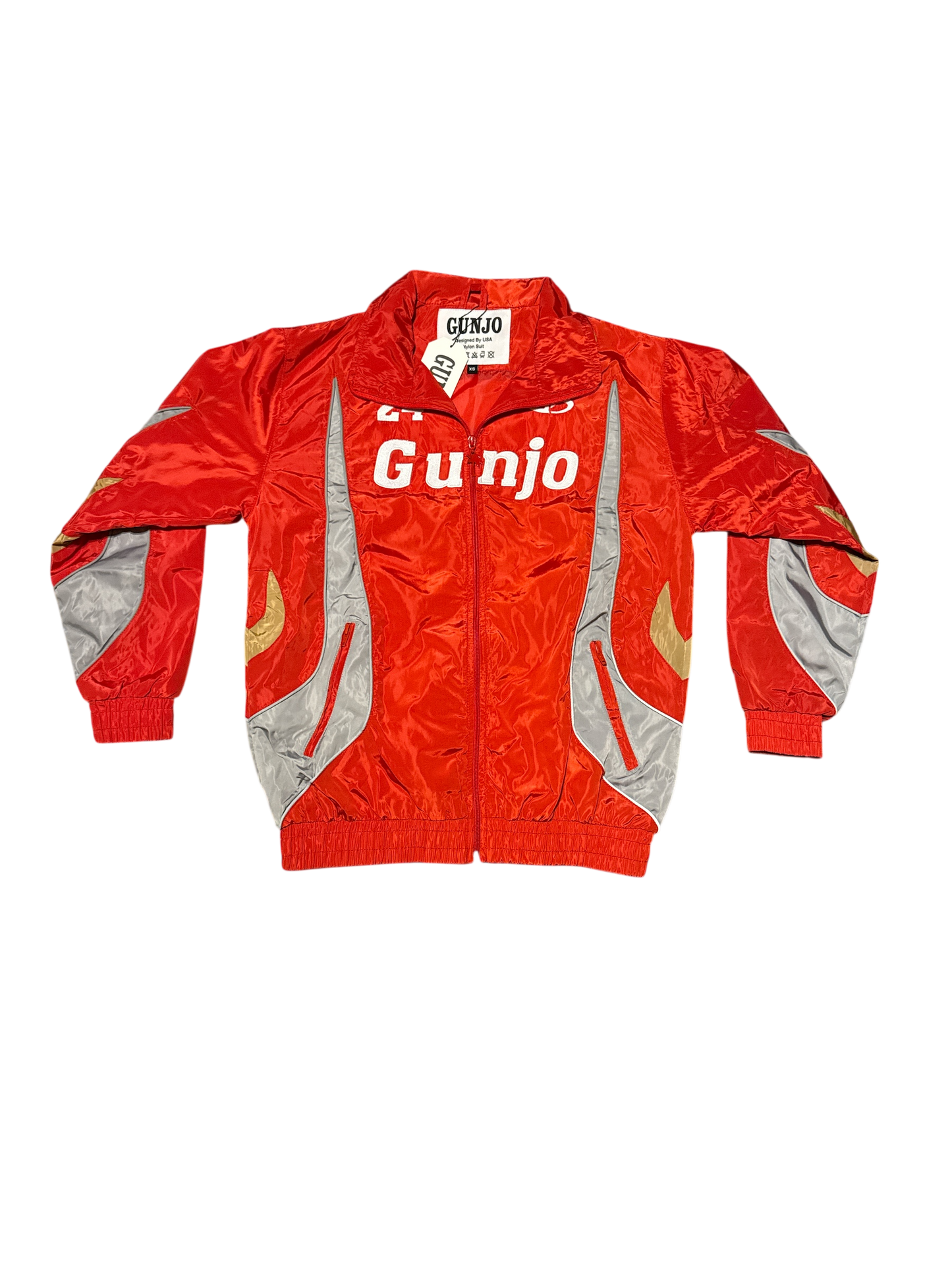 Motorsport Nylon Track Jacket (Maroon)