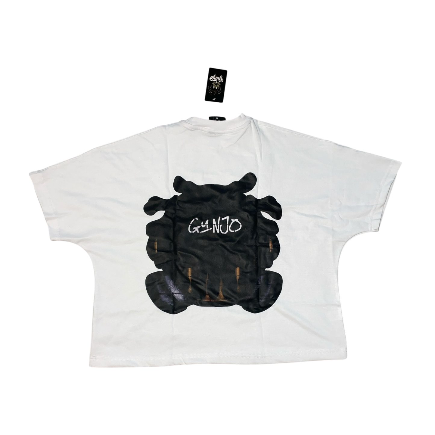 Gunjo Seamless Tee “Funny Art” (White/Black)