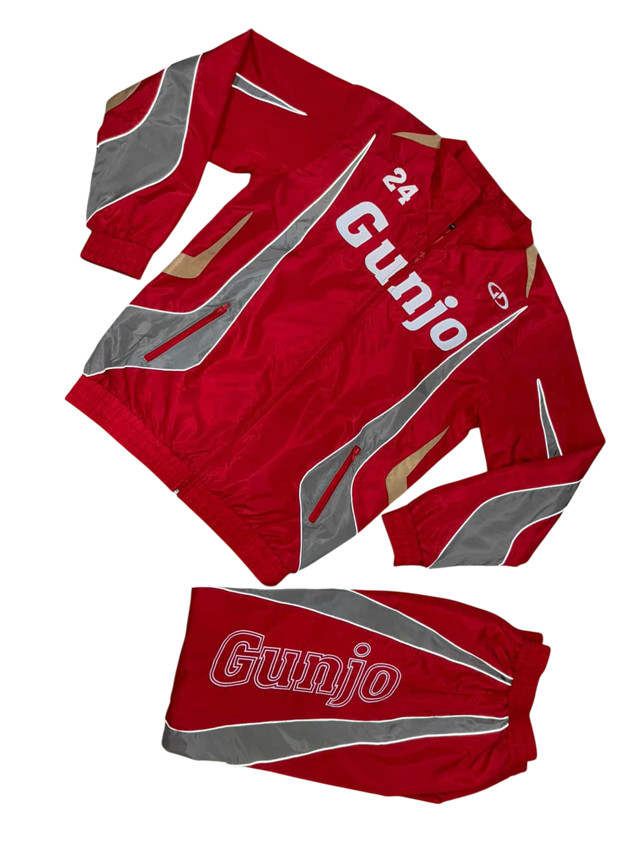 Motorsport Nylon Track Pants (Maroon)