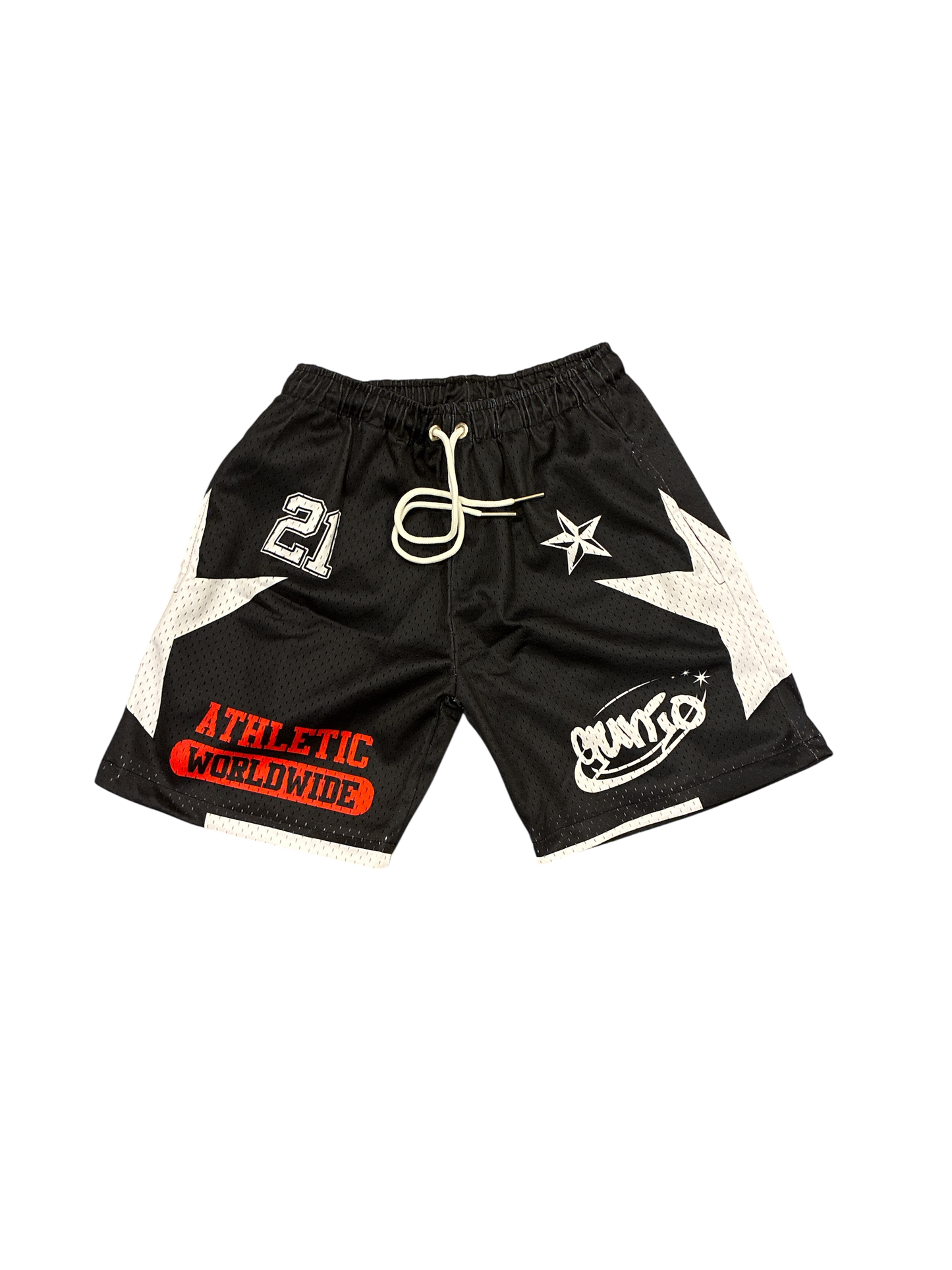 “HATE THE GAME” SHORTS (BLACK)
