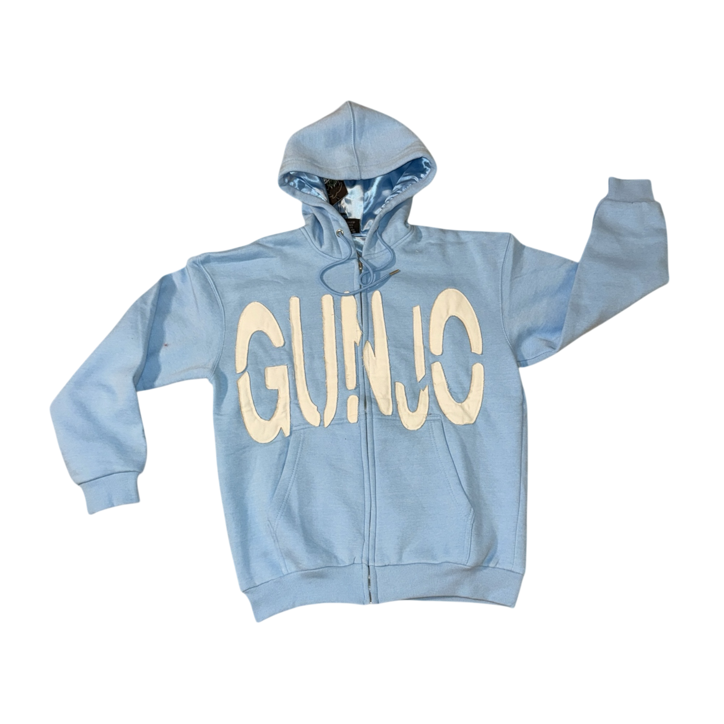 Gunjo Distressed Zip Up Hoodie