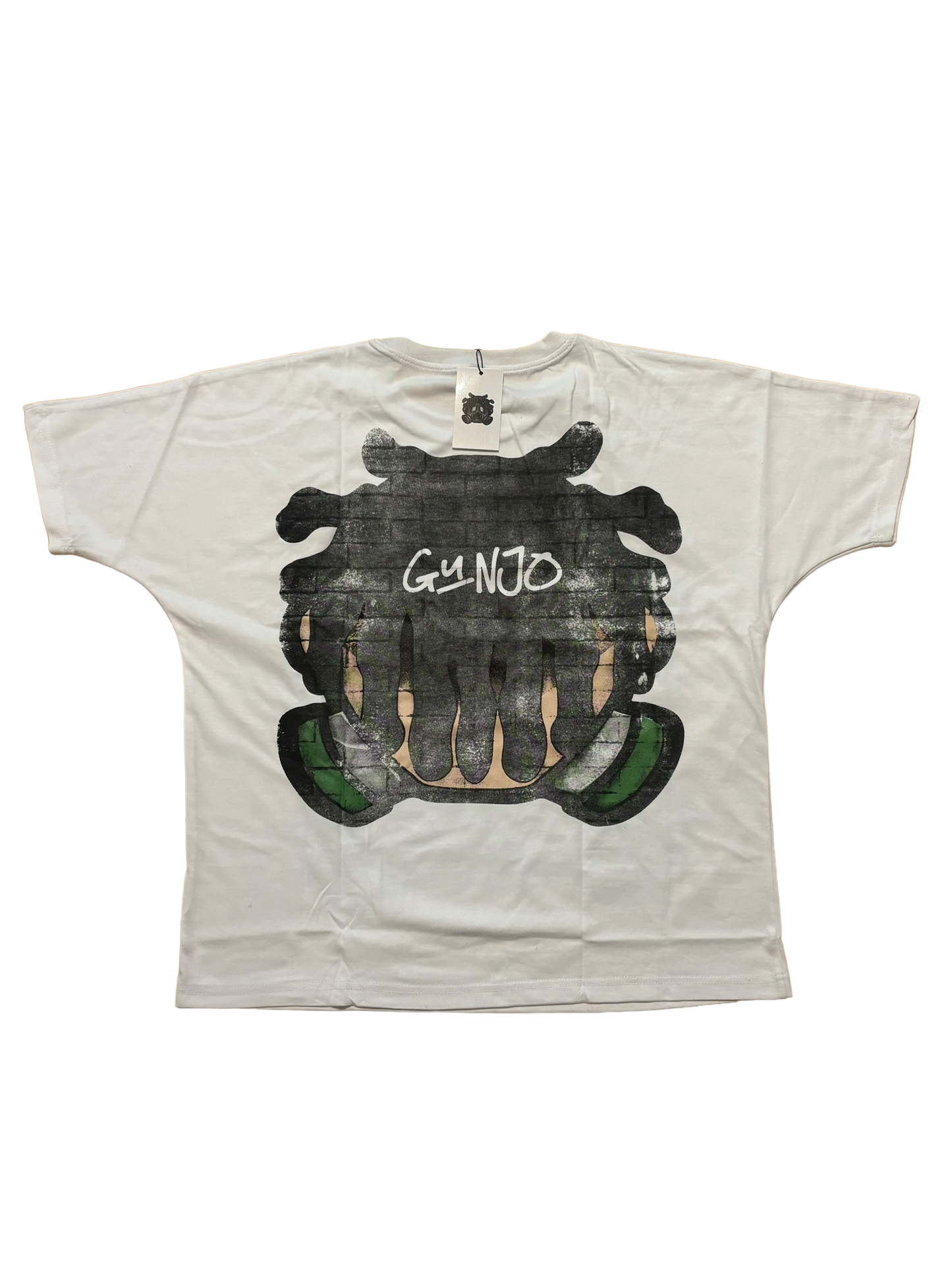 Gunjo Seamless Tee “Funny Art” (Green)