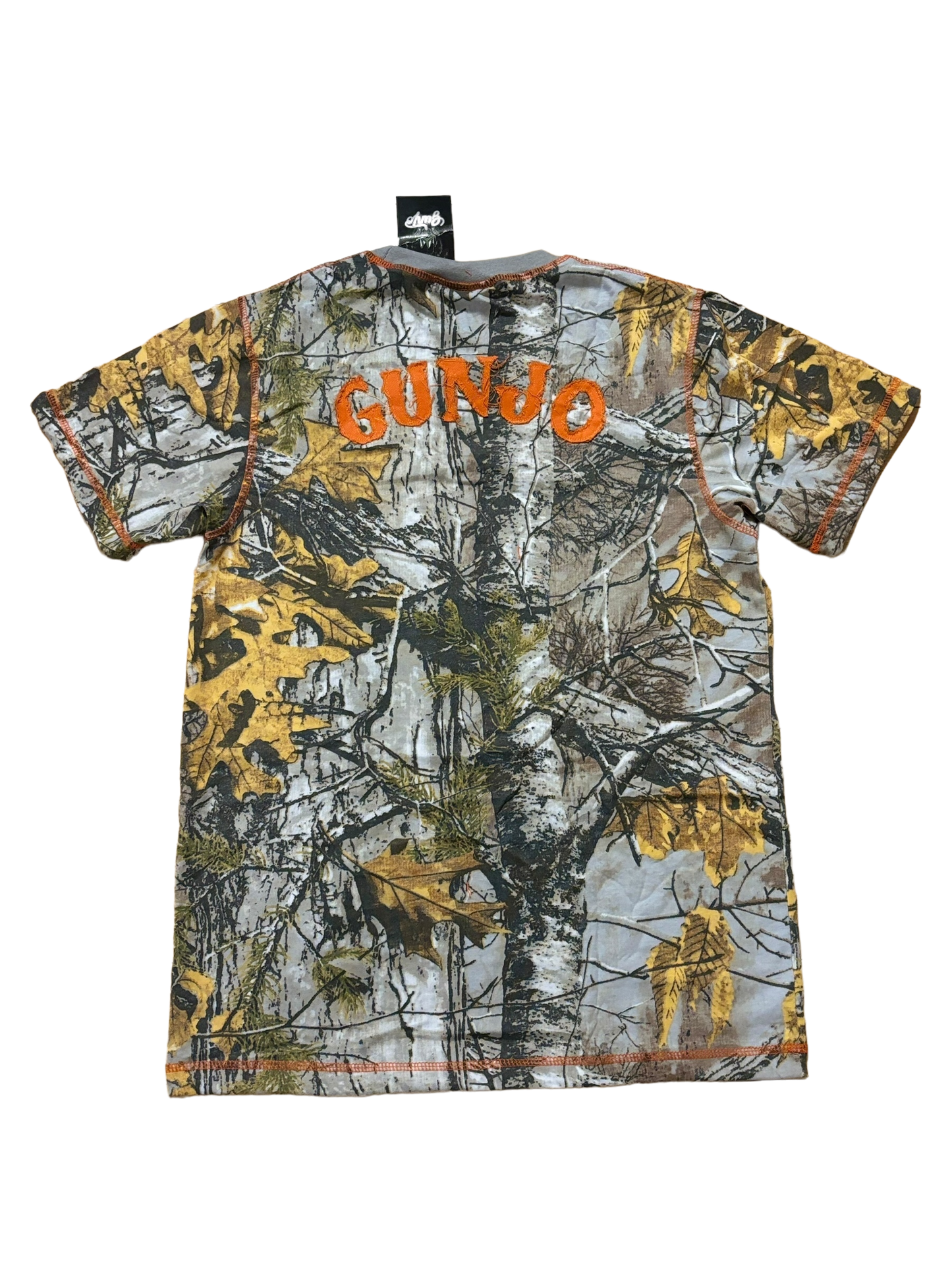 GUNJO CAMO DISTRESSED SHIRT