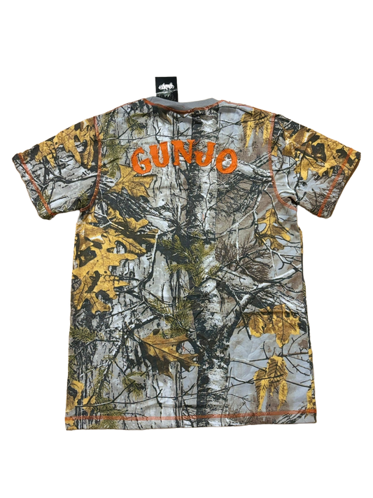 GUNJO CAMO DISTRESSED SHIRT