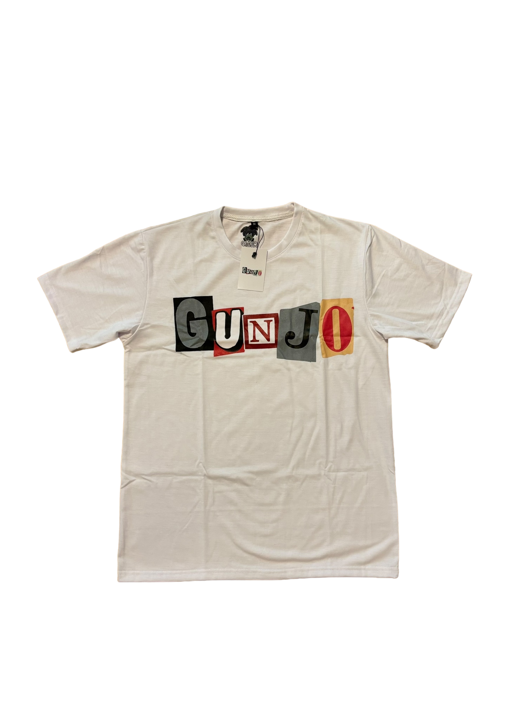 GUNJO NEWSPAPER LETTER TEE (White) – Gunjos