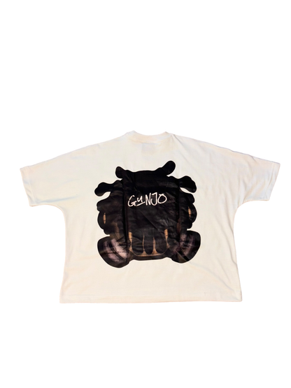 Gunjo Seamless Tee “Funny Art” (BLACK)