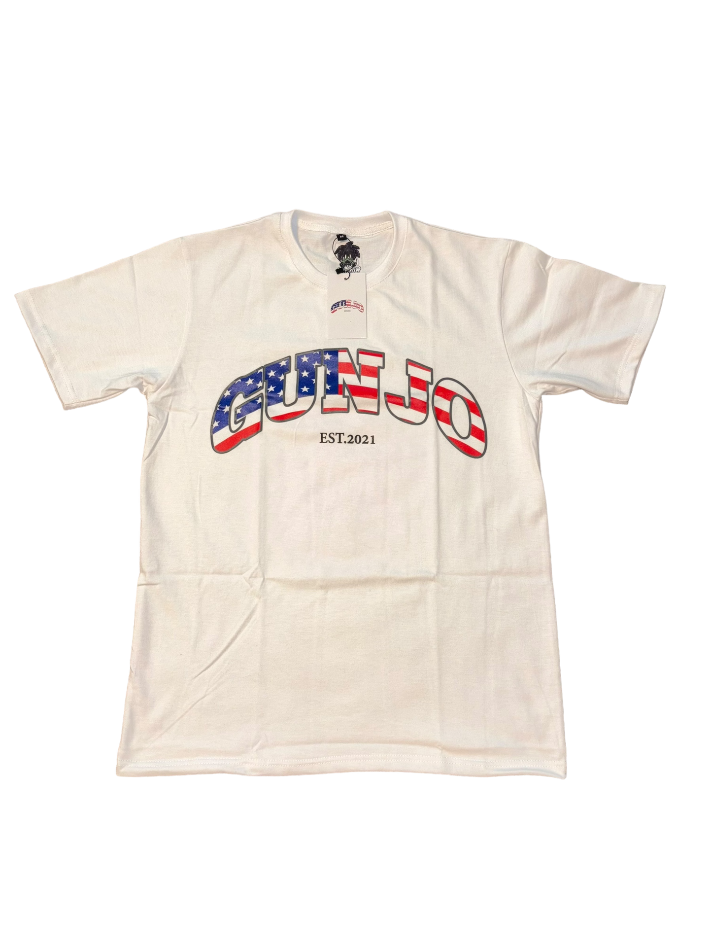 GUNJO STARS AND STRIPES TEE (White)