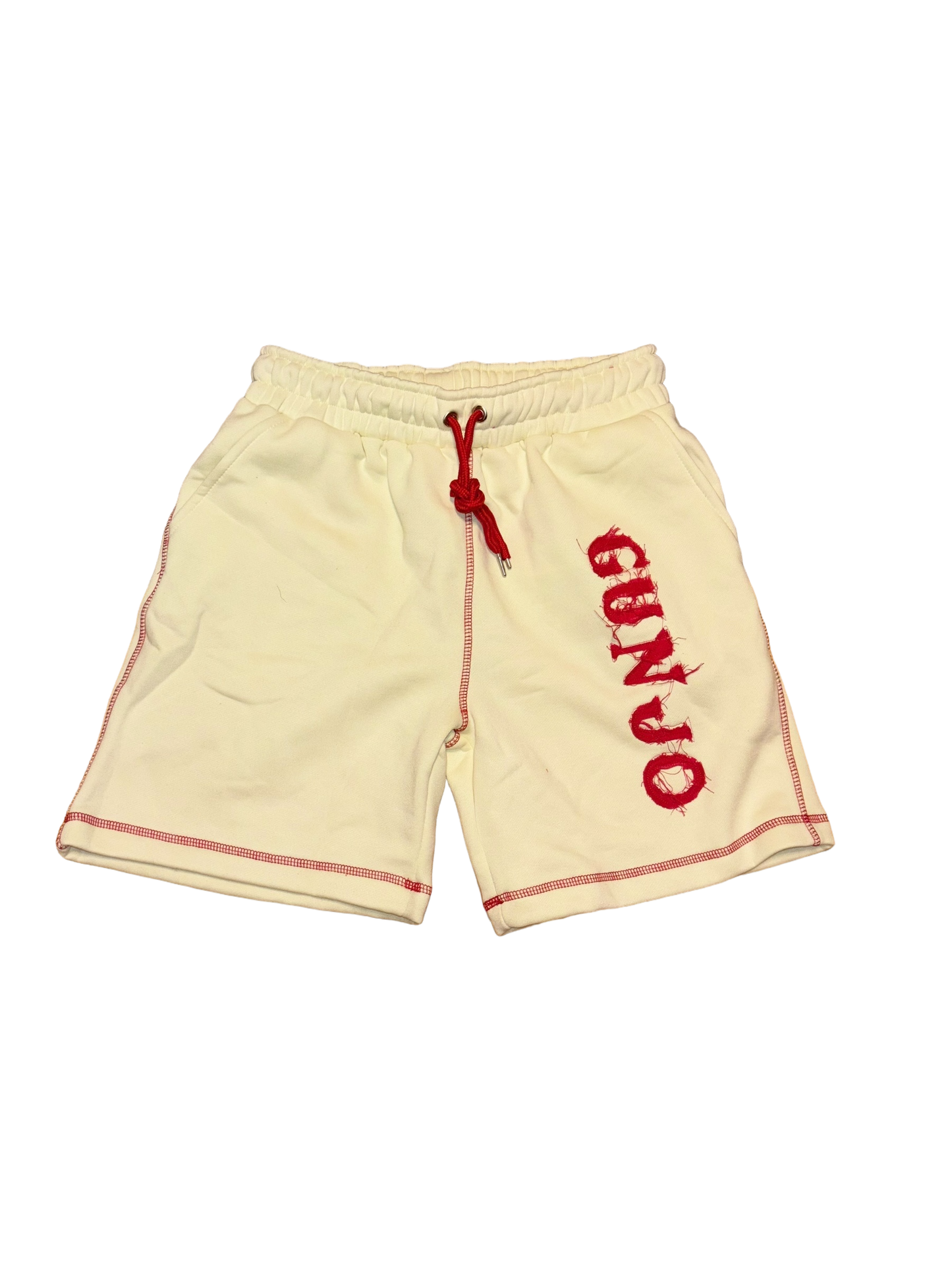 Gunjo Acid Wash Shorts (Cream)