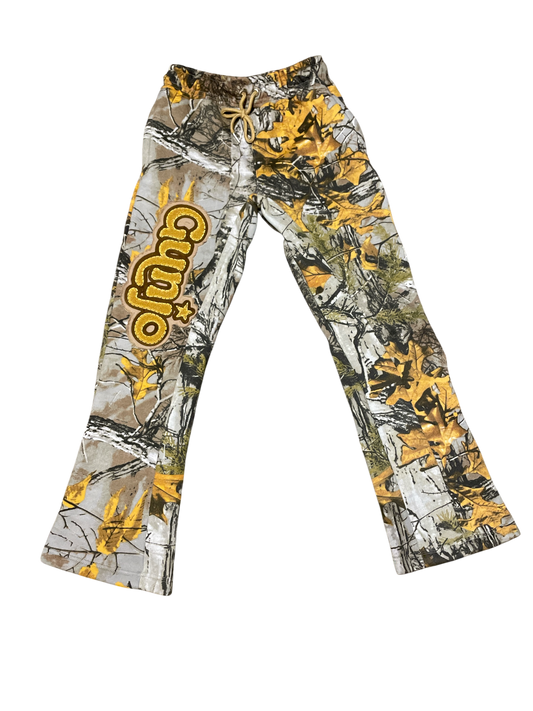 Gunjo Camo Stars Flare Joggers