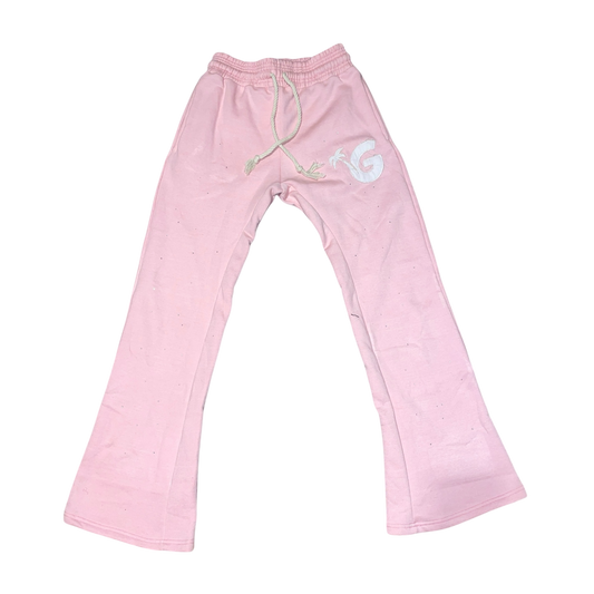 Gunjo Rhinestone Signature Joggers (Pink)