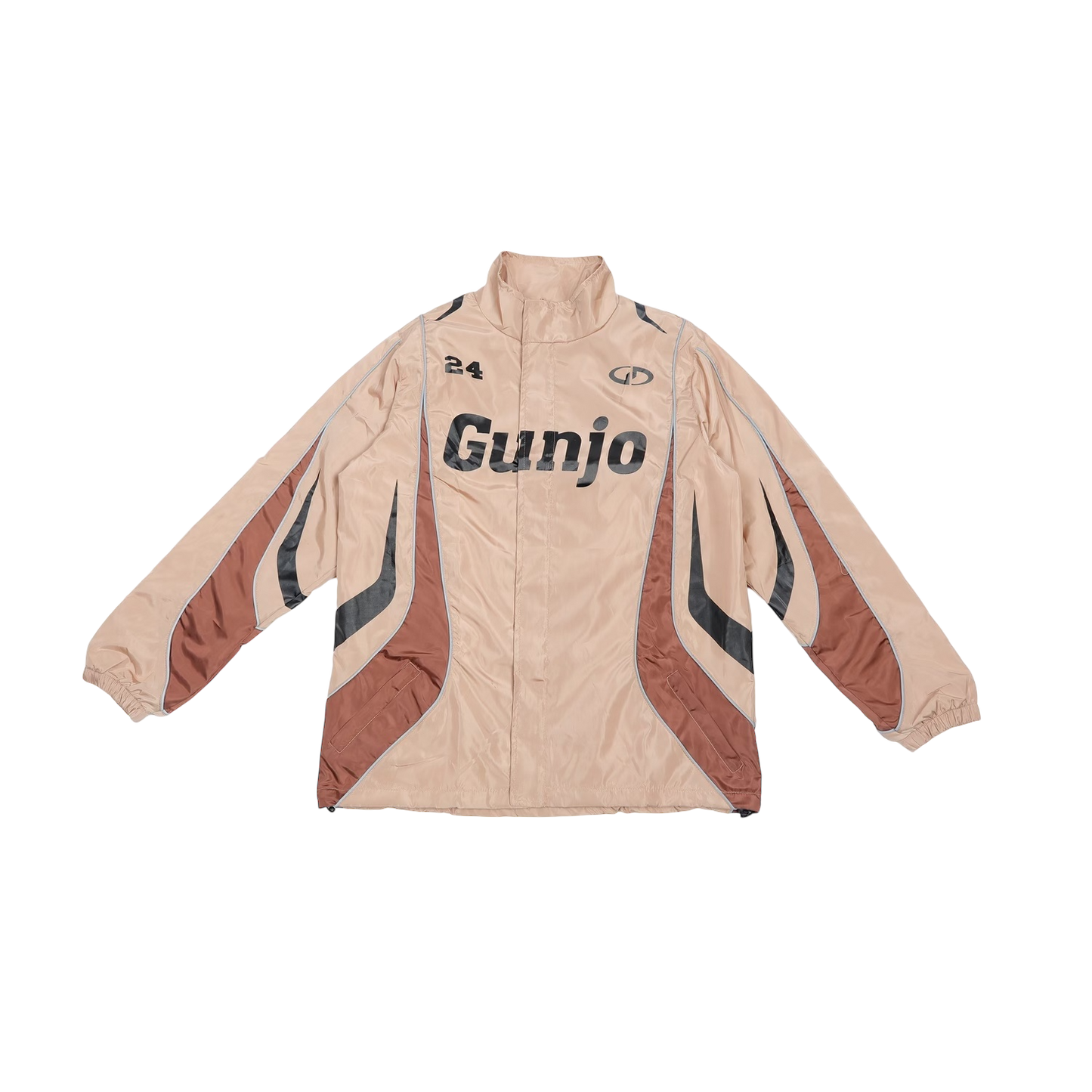 Gunjo Motorsport Nylon Track Jacket (Brown)
