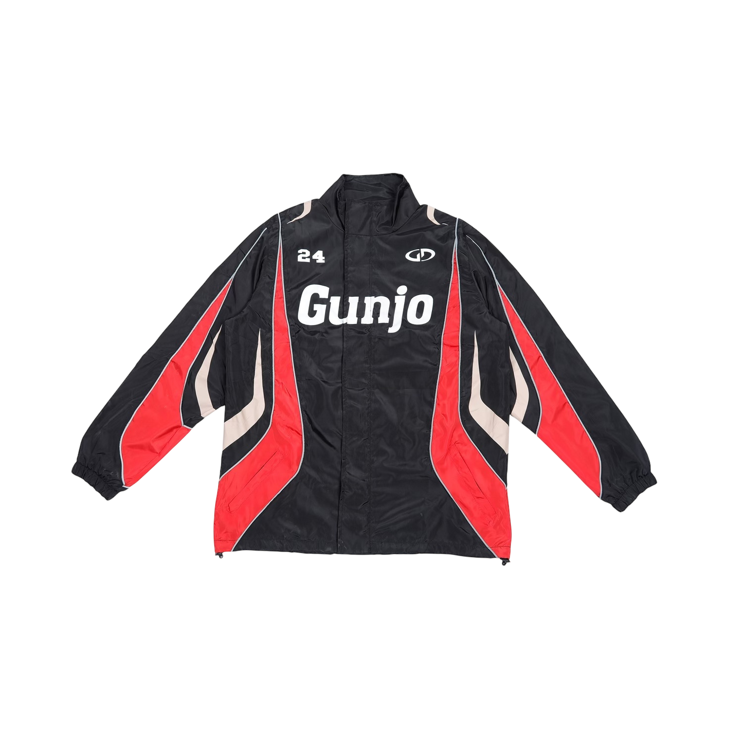 Gunjo Motorsport Nylon Track Jacket (Black&Red)