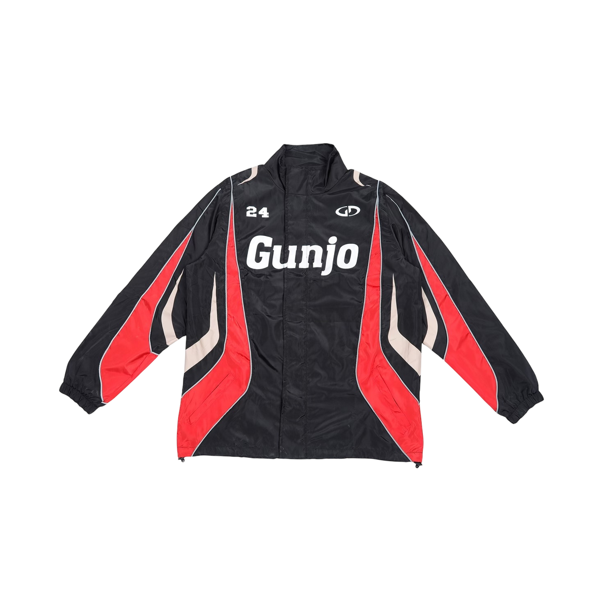 Gunjo Motorsport Nylon Track Jacket (Black&Red) – Gunjos
