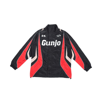 Gunjo Motorsport Nylon Track Jacket (Black&Red)