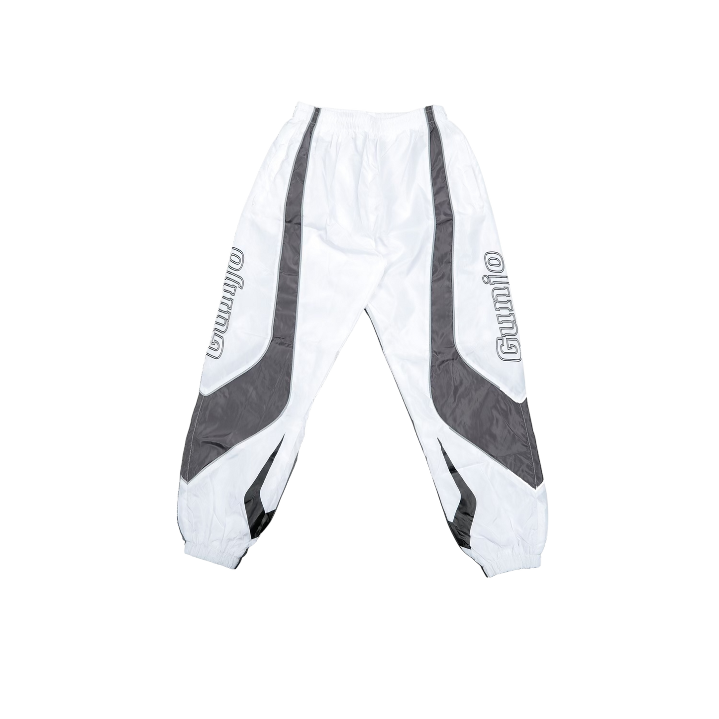 Gunjo Motorsport Nylon Track Pants (White)