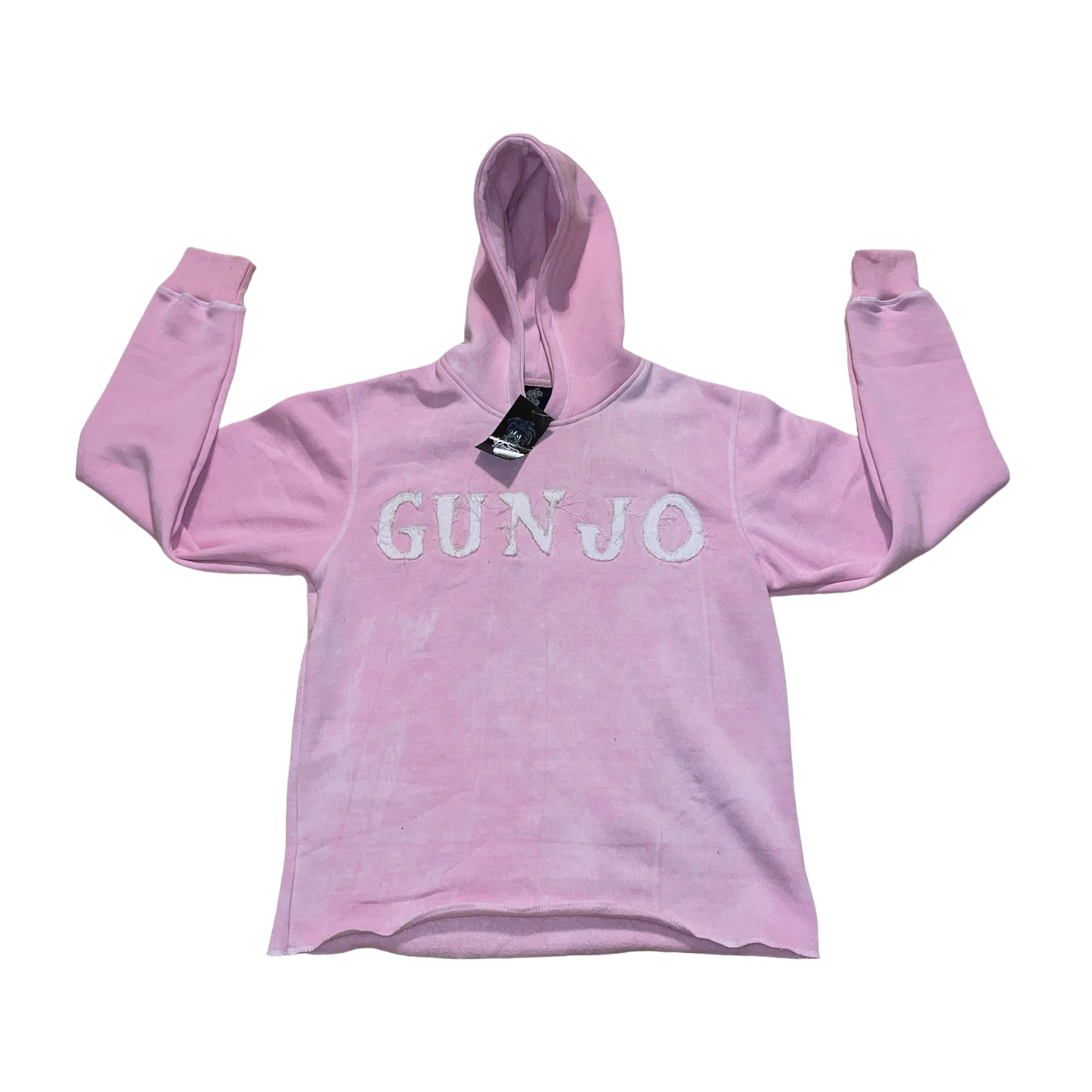 Gunjo Acid Wash Hoodie (Pink)