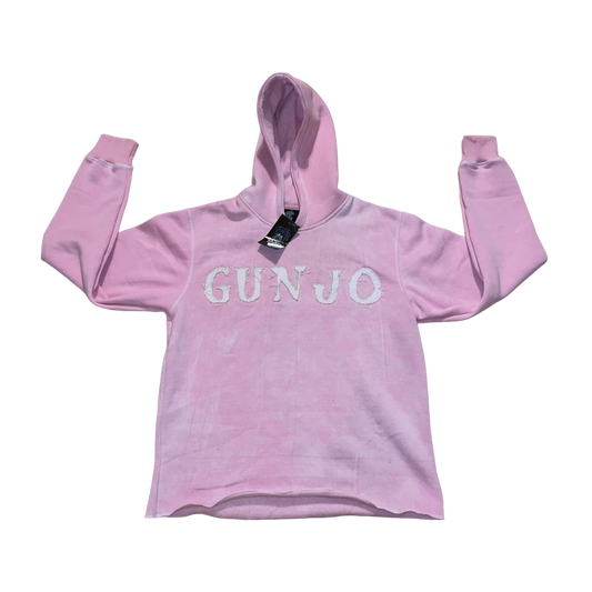 Gunjo Acid Wash Hoodie (Pink)