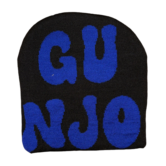 Black And Blue Gunjo Beanie