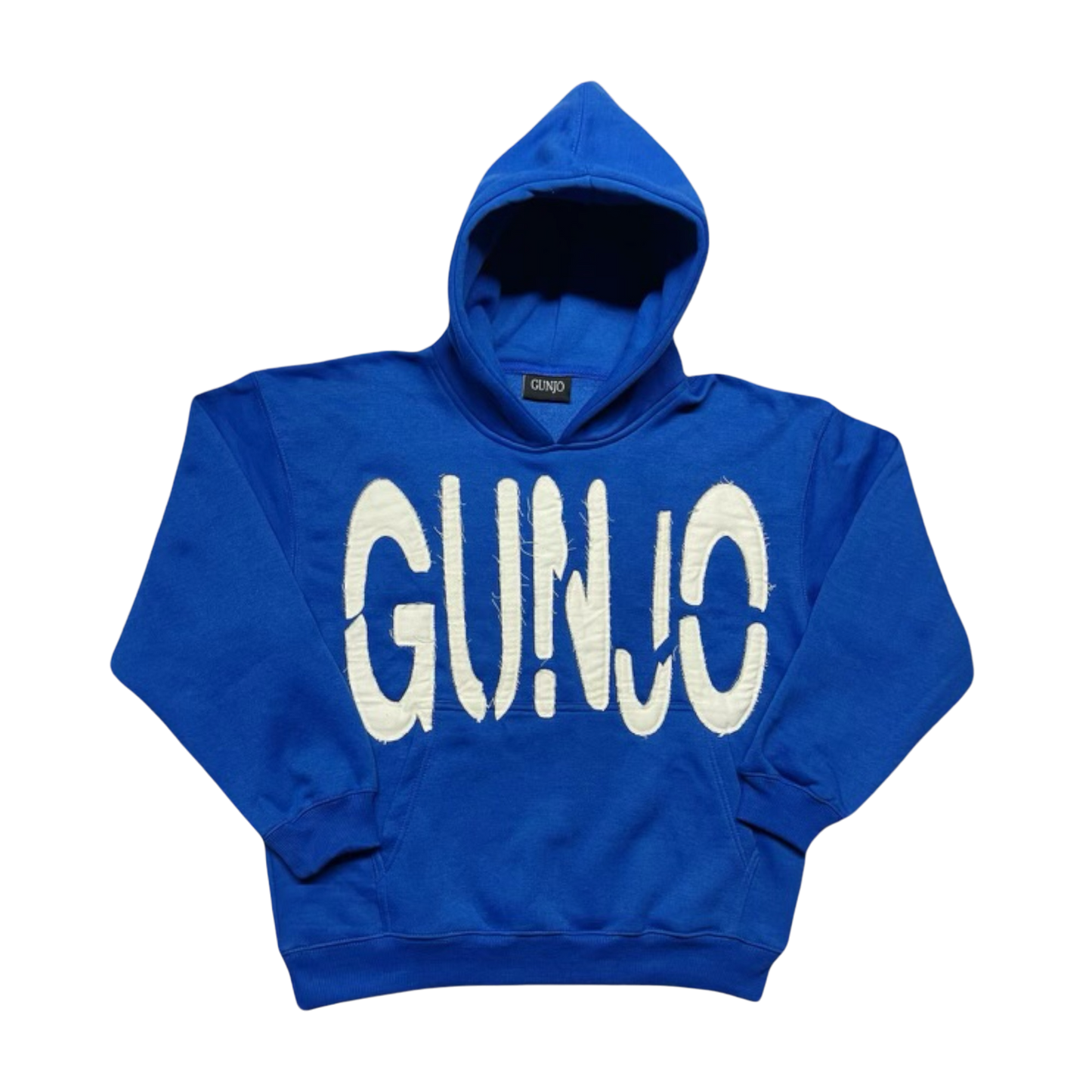 Blue Gunjo Distressed Hoodie