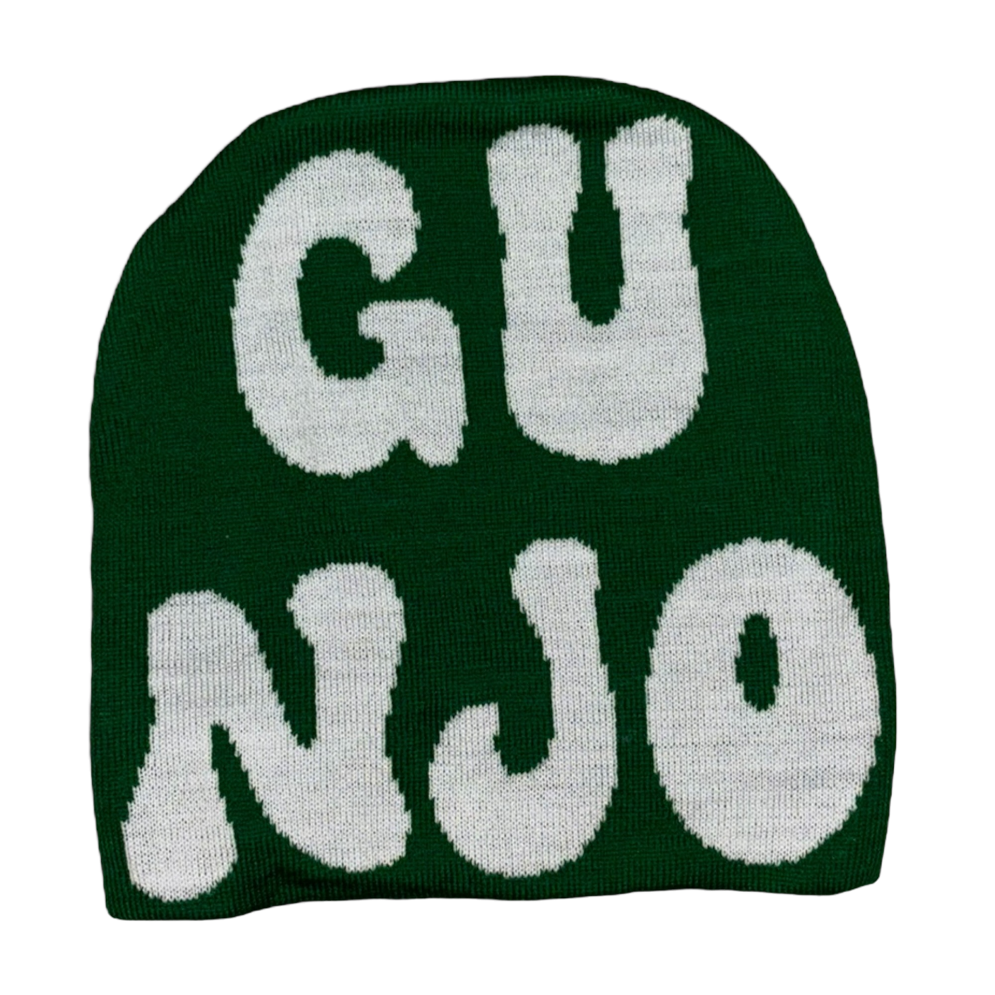 Green And White Gunjo Beanie