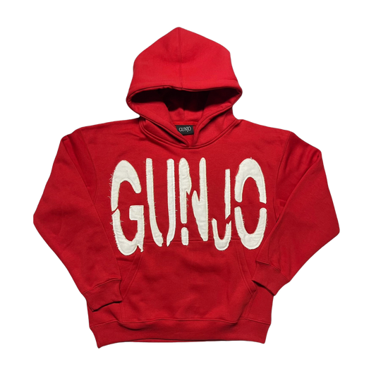 Red Gunjo Distressed Hoodie