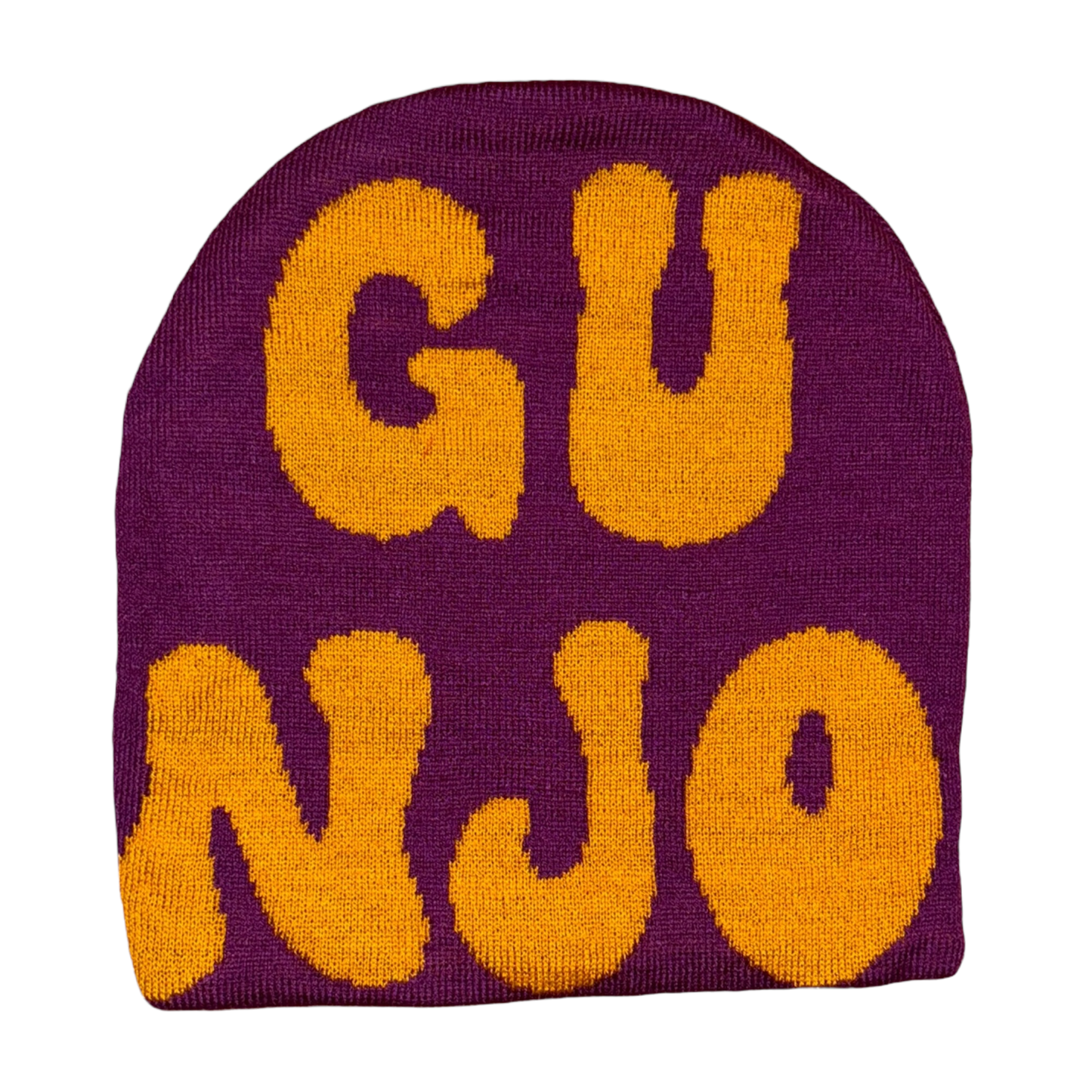 Purple And Gold Gunjo Beanie