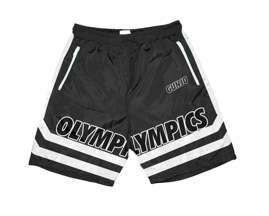 Black Olympic Track Shorts