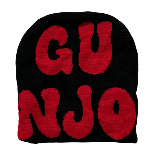 Black And Red Gunjo Beanie